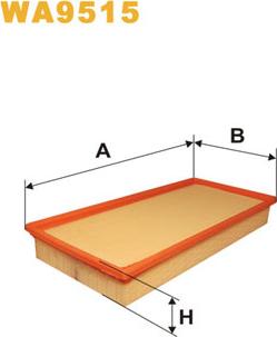 WIX Filters WA9515 - Air Filter parts5.com