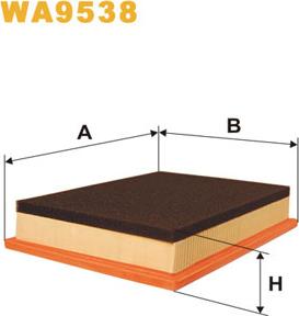 WIX Filters WA9538 - Air Filter www.parts5.com