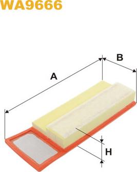 WIX Filters WA9666 - Air Filter www.parts5.com