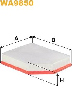 WIX Filters WA9850 - Φίλτρο αέρα www.parts5.com