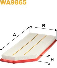 WIX Filters WA9865 - Zracni filter www.parts5.com