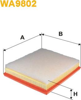 WIX Filters WA9802 - Luftfilter www.parts5.com