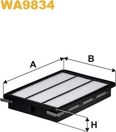 WIX Filters WA9834 - Air Filter www.parts5.com