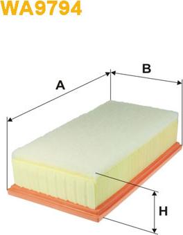 WIX Filters WA9794 - Ilmansuodatin www.parts5.com