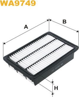 WIX Filters WA9749 - Air Filter www.parts5.com