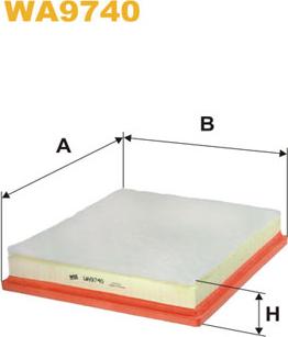 WIX Filters WA9740 - Air Filter www.parts5.com