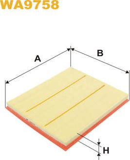 WIX Filters WA9758 - Air Filter www.parts5.com