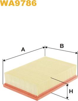 WIX Filters WA9786 - Air Filter www.parts5.com