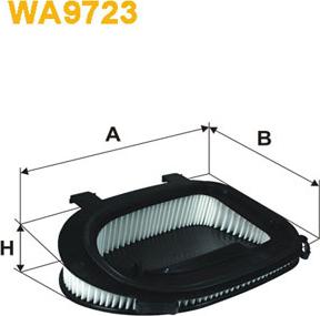 WIX Filters WA9723 - Filtr powietrza www.parts5.com