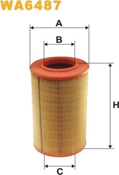 WIX Filters WA6487 - Air Filter parts5.com