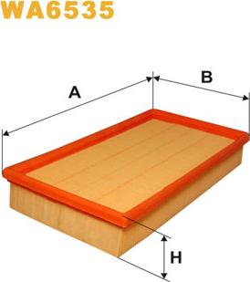 WIX Filters WA6535 - Filtr powietrza www.parts5.com
