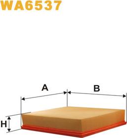 WIX Filters WA6537 - Filtr powietrza www.parts5.com