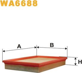 WIX Filters WA6688 - Air Filter www.parts5.com