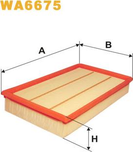 WIX Filters WA6675 - Filtre à air www.parts5.com