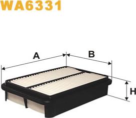 WIX Filters WA6331 - Filtru aer www.parts5.com