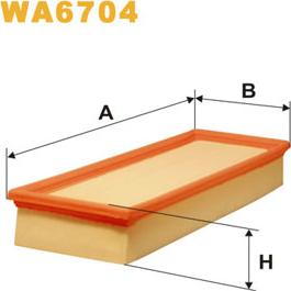 WIX Filters WA6704 - Air Filter www.parts5.com