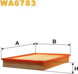 WIX Filters WA6783 - Filtru aer www.parts5.com