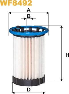 WIX Filters WF8492 - Filtro combustible www.parts5.com