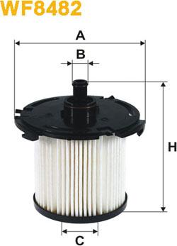 WIX Filters WF8482 - Filtru combustibil www.parts5.com