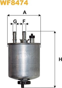 WIX Filters WF8474 - Fuel filter parts5.com