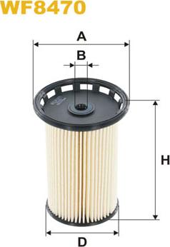 WIX Filters WF8470 - Filtro combustible www.parts5.com