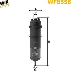 WIX Filters WF8556 - Топливный фильтр www.parts5.com