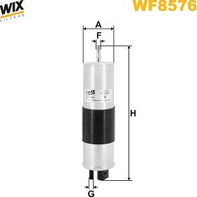 WIX Filters WF8576 - Fuel filter www.parts5.com