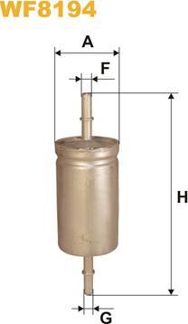 WIX Filters WF8194 - Filtru combustibil www.parts5.com