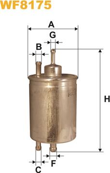 WIX Filters WF8175 - Fuel filter www.parts5.com