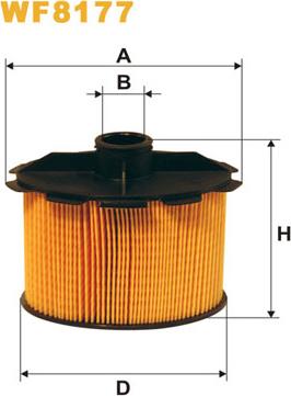 WIX Filters WF8177 - Filtru combustibil www.parts5.com