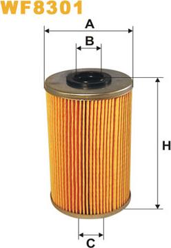 WIX Filters WF8301 - Топливный фильтр www.parts5.com