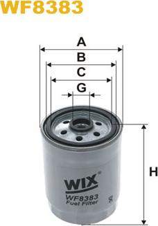 WIX Filters WF8383 - Filtro combustible www.parts5.com