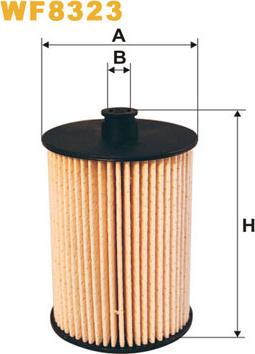 WIX Filters WF8323 - Polttoainesuodatin www.parts5.com