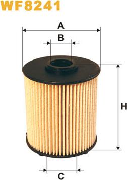 WIX Filters WF8241 - Filtar za gorivo www.parts5.com