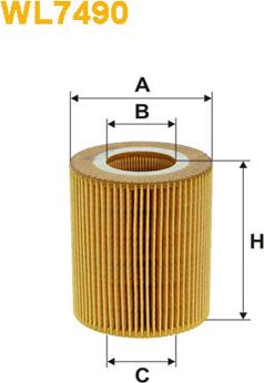 WIX Filters WL7490 - Oil Filter parts5.com