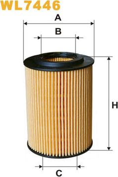 WIX Filters WL7446 - Filtru ulei www.parts5.com