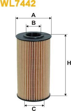 WIX Filters WL7442 - Масляный фильтр www.parts5.com