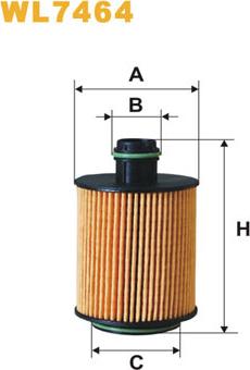 WIX Filters WL7464 - Filtru ulei www.parts5.com