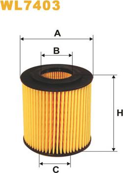 WIX Filters WL7403 - Filtru ulei www.parts5.com