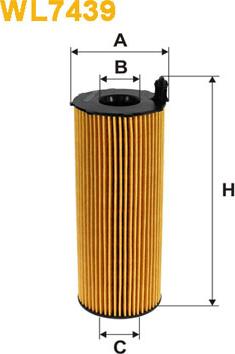 WIX Filters WL7439 - Filtru ulei www.parts5.com