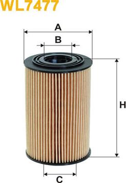 WIX Filters WL7477 - Öljynsuodatin www.parts5.com