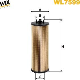 WIX Filters WL7599 - Filtru ulei www.parts5.com