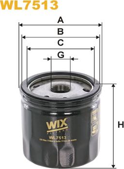 WIX Filters WL7513 - Маслен филтър www.parts5.com