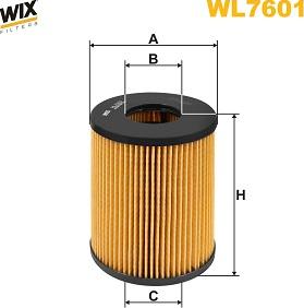 WIX Filters WL7601 - Oil Filter www.parts5.com