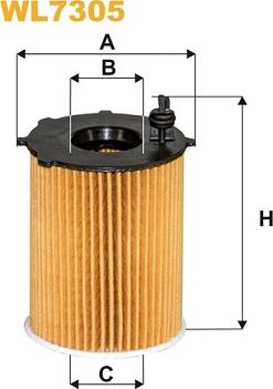 WIX Filters WL7305 - Öljynsuodatin www.parts5.com