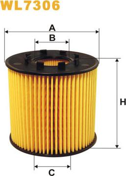 WIX Filters WL7306 - Масляный фильтр www.parts5.com