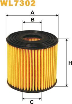 WIX Filters WL7302 - Filtru ulei www.parts5.com