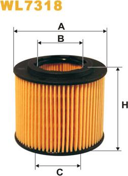 WIX Filters WL7318 - Öljynsuodatin www.parts5.com