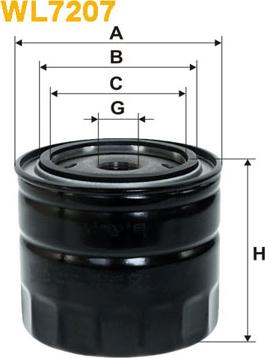 WIX Filters WL7207 - Oil Filter parts5.com