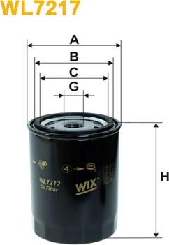 WIX Filters WL7217 - Öljynsuodatin www.parts5.com